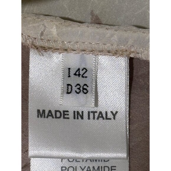 Blumarine Womens Pleated Dress Pink Floral Print Silk Blend Italy Size 42 / US 6 - Picture 5 of 10